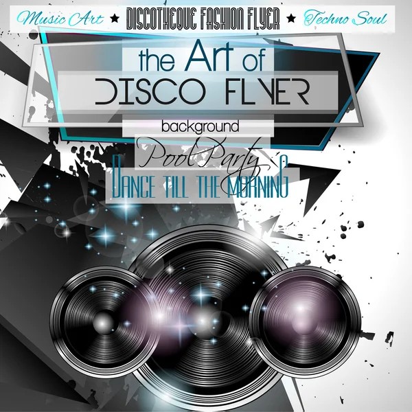 Flyer Club Disco — Image vectorielle