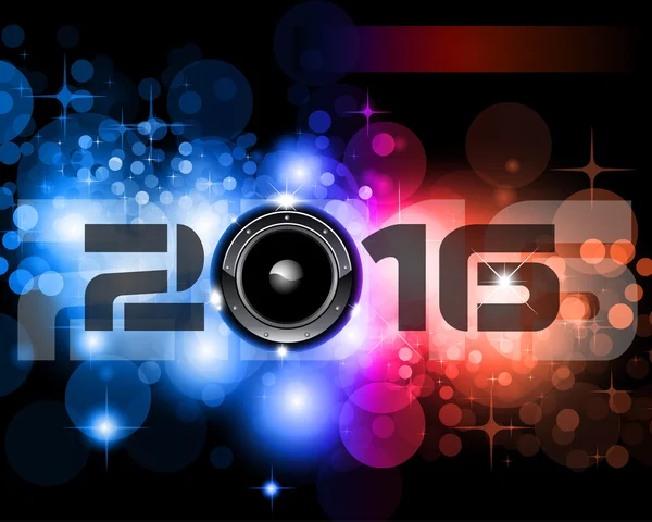 Hintergrund zum neuen Jahr 2016 — Stockvektor