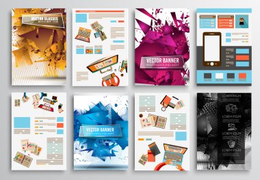 El ilanı tasarımı, Web şablonları kümesi