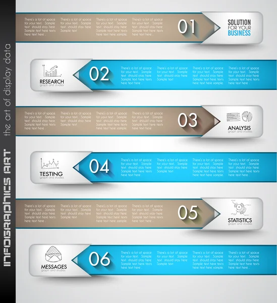 Schone Infographic lay-out sjabloon — Stockvector