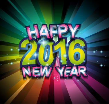 2016 mutlu yeni yıl arka plan
