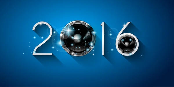 Szczęśliwego nowego roku 2016 tło — Wektor stockowy