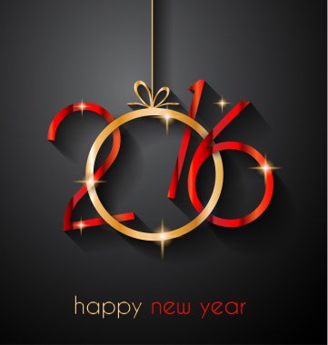 2016 mutlu yeni yıl arka plan