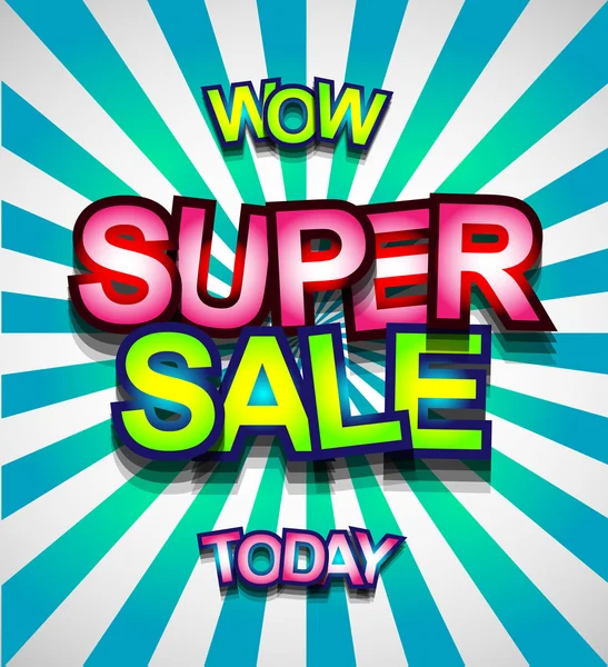 Super Sale Today background — Stockový vektor