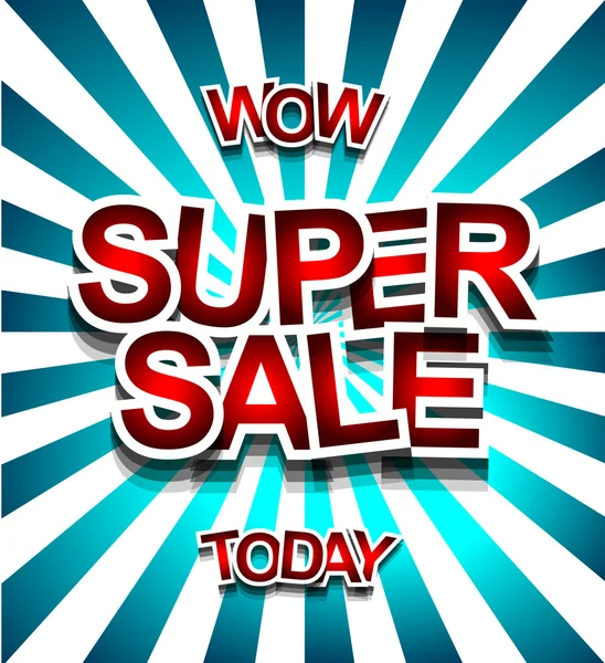 Super Sale Today background — Stockvector