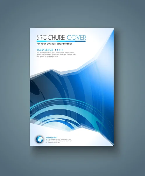 Brochure template, Flyer Design — Stock Vector