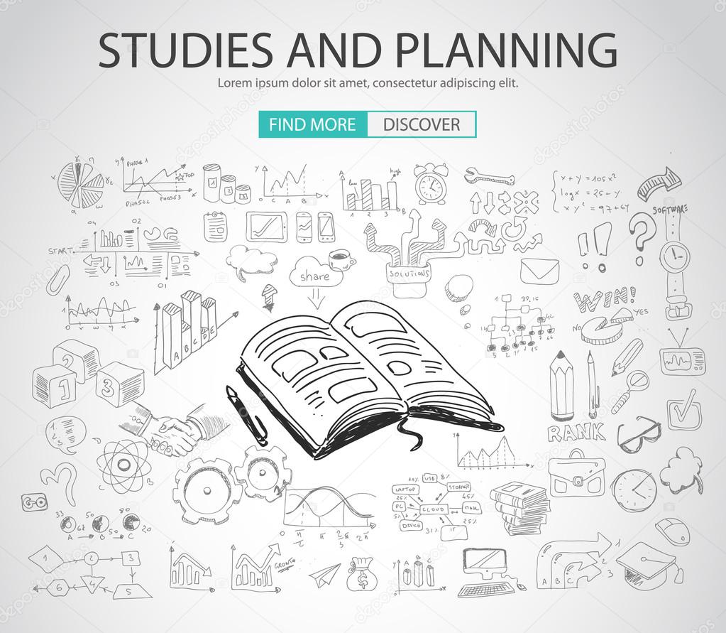 Studies and Planning concept