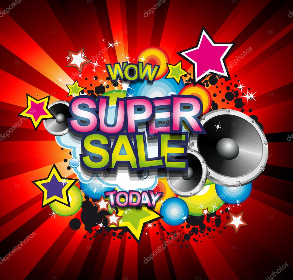 Super Sale Today background Stock Vector by ©DavidArts 89146200