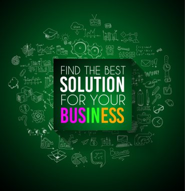 İş kavramsal arka plan başarı