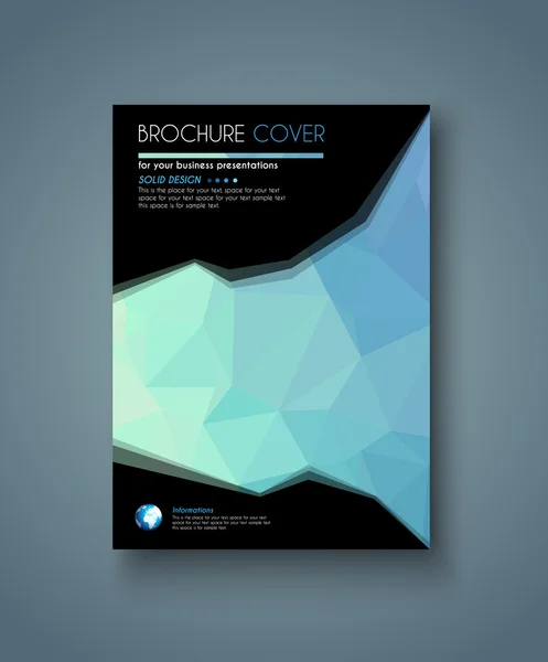 Brochure Template for Business Flyer Cove — 스톡 벡터