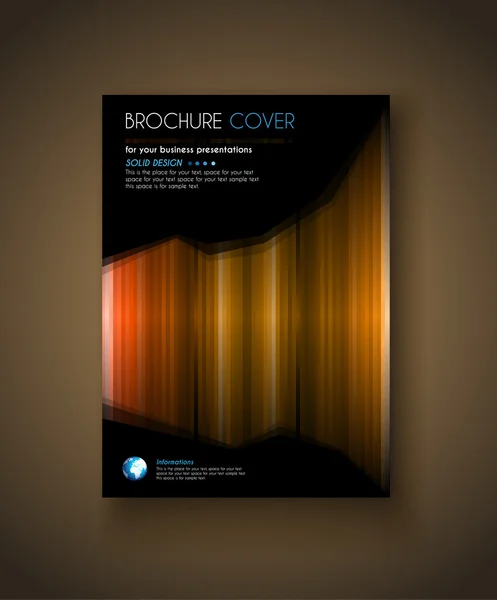 Brochure Template for Business Flyer Cove — Διανυσματικό Αρχείο