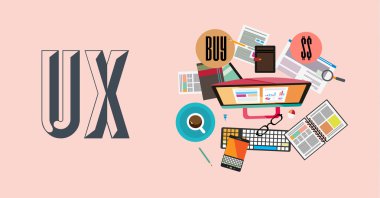 UX kullanıcı deneyimi arka plan kavramı