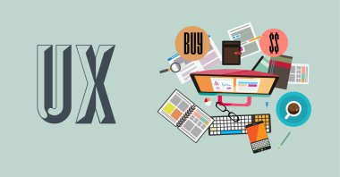UX kullanıcı deneyimi arka plan kavramı