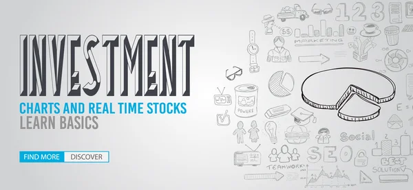 Investment Chart concept — Stock vektor