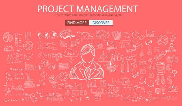 Concept de gestion de projet — Image vectorielle