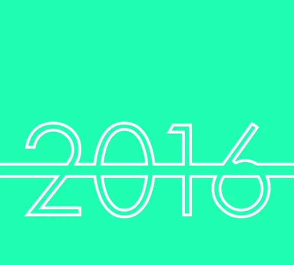 2016 Feliz Ano Novo fundo — Vetor de Stock