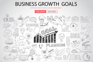 Business Growth Goals concept