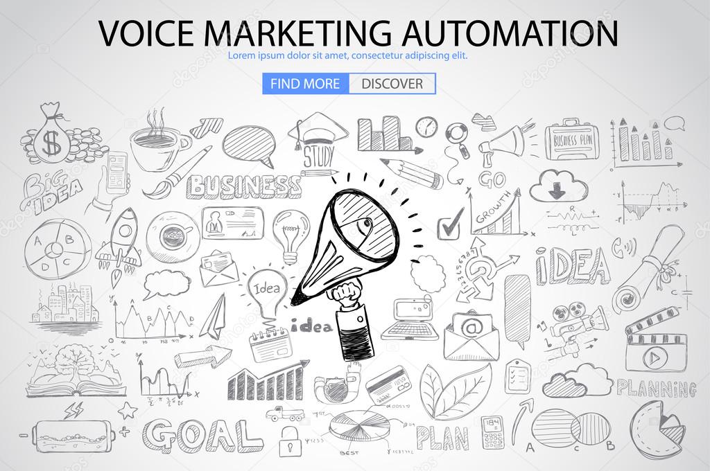 Voice Marketing concept