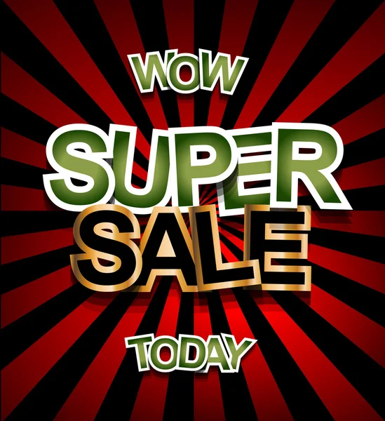 Super Sale Today background — Stockvector