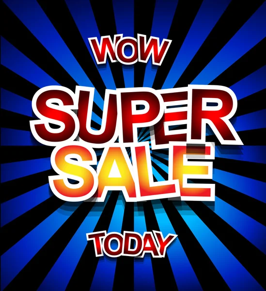 Super Sale Today background — Stockový vektor