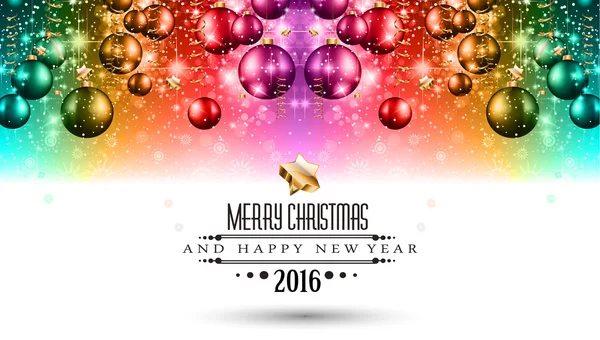 Merry Christmas Seasonal Background f — Stockvector