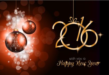2016 Happy New Year and Merry Christmas  Background