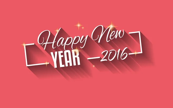 2016 Feliz Ano Novo fundo — Vetor de Stock