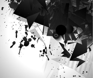 Arka plan şekilleri patlama ile