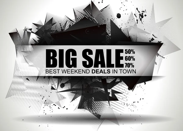 Big Sale in time web banner — Wektor stockowy