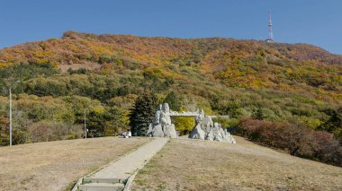 Pyatigorsk, Rusya - 15 Ekim 2020: Aşk Kapısı