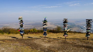 Pyatigorsk, Rusya - 15 Ekim 2020: Şehir manzarası