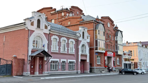 Kurgan Russia July 2021 Sovetskaya Street — 图库照片