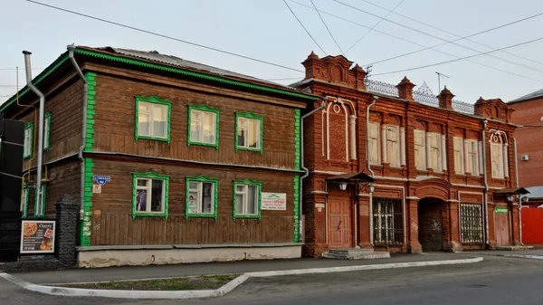 Kurgan Russia July 2021 Merchant House — Stock Photo, Image
