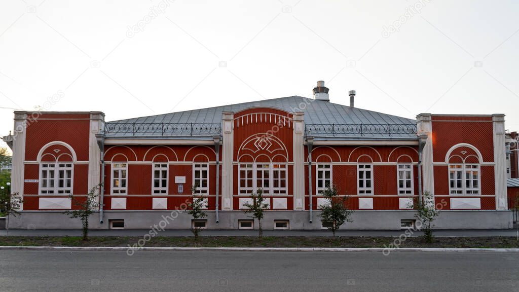 Kurgan, Russia - July 08, 2021: House of the Decembrist A.E. Rosen