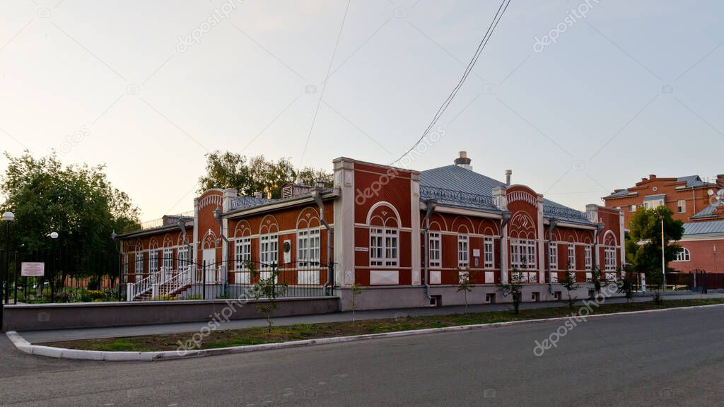 Kurgan, Russia - July 08, 2021: House of the Decembrist A.E. Rosen