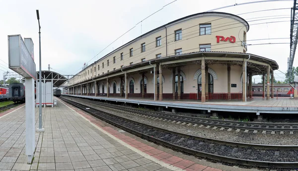 Bologoye Ρωσία Αυγούστου 2021 Σιδηροδρομικός Σταθμός Bologoye — Φωτογραφία Αρχείου
