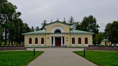 Borodino, Rusya kırsal yerleşim yeri - 25 Ağustos 2021: Borodino Müzesi