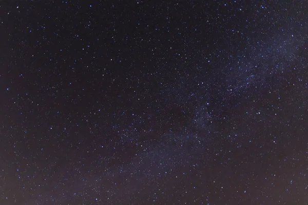 Cielo Notturno Estivo Con Lattea Stelle Repubblica Ceca — Foto Stock