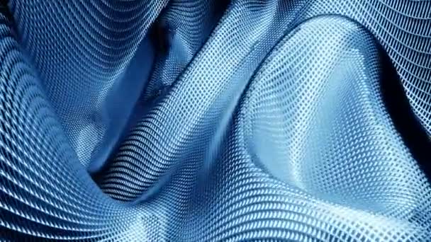 Metalen Textuur Mesh Bewegende Animatie — Stockvideo