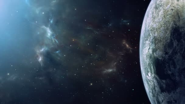 Derin Uzay Evren Nebulanın Ögeleri — Stok video