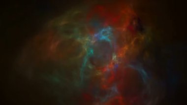 Parlayan neon ışıkları ile soyut arkaplan
