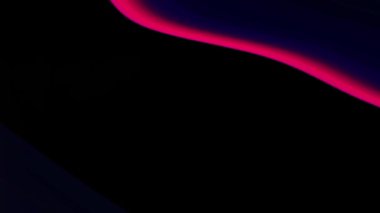 Siyah arka planda akan renkli mor ve mavi dalgalar. Soyut arkaplan canlandırmasını döngü halinde döndür