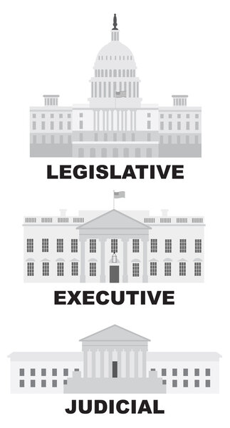 Три ветви правительственной иллюстрации США
