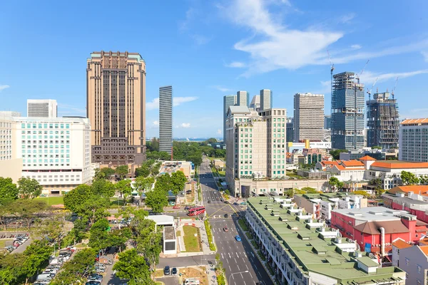 Construcción en Bugis Street Shopping District — Foto de Stock