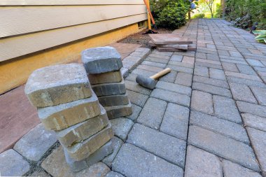 Taş döşeme ve yan yard hardscape için Araçlar