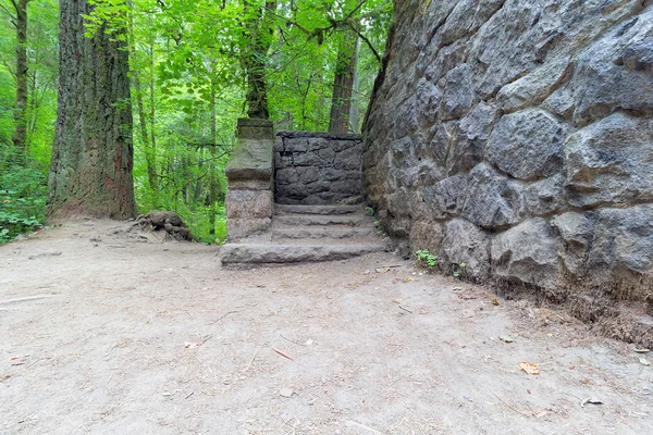 Étapes de la maison en pierre au sentier Wildwood — Photo