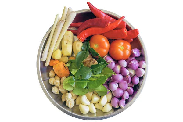 Fresh Ingredients for Cooking Curry Sauce — Stock Photo, Image