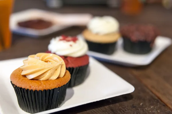 Cupcakes Variety Closeup — Stock Photo, Image