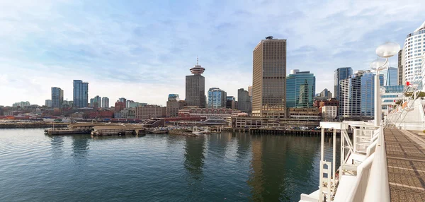 Panorama di Downtown Waterfront Vancouver Bc — Foto Stock