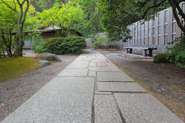 Stone Path to Tea House